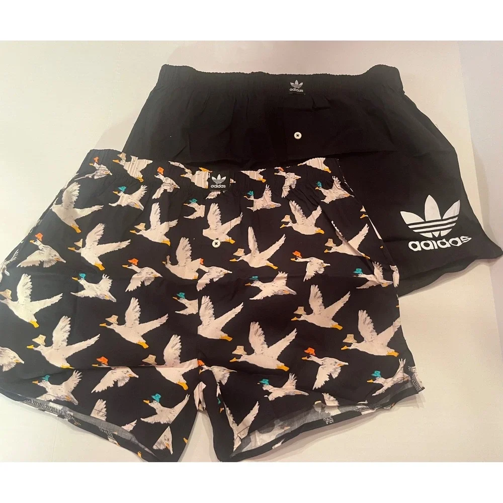 Adidas‎ 2-Pack Comfort Core Cotton Icon Boxers Size Medium 32-34